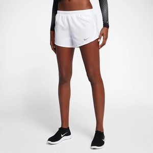 Nike Women’s Tempo Running Shorts- White, Size XS